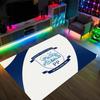 Preston North End Football Design Crystal Velvet Carpet Cozy Non?Slip Printed Rug For Bedroom Living Room Entrance