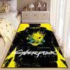 Cyberpunk Samurai Theme Carpet Suitable As a Non-slip Mat for the Living Room or Bedroom Sofa