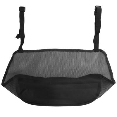 Bolsillo de Red para Coche Soporte para Bolso Organizador de Malla Colgante Plegable para Respaldo de Asiento de Coche Herramientas Negro