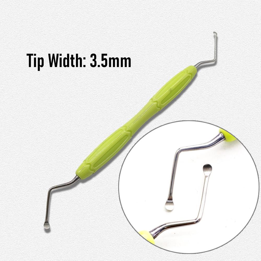 High Quality Handle Dental Scaler Spoon Tooth Cleaning Excavator Restorative Instruments Spoon Tool High Quality Long Tip
