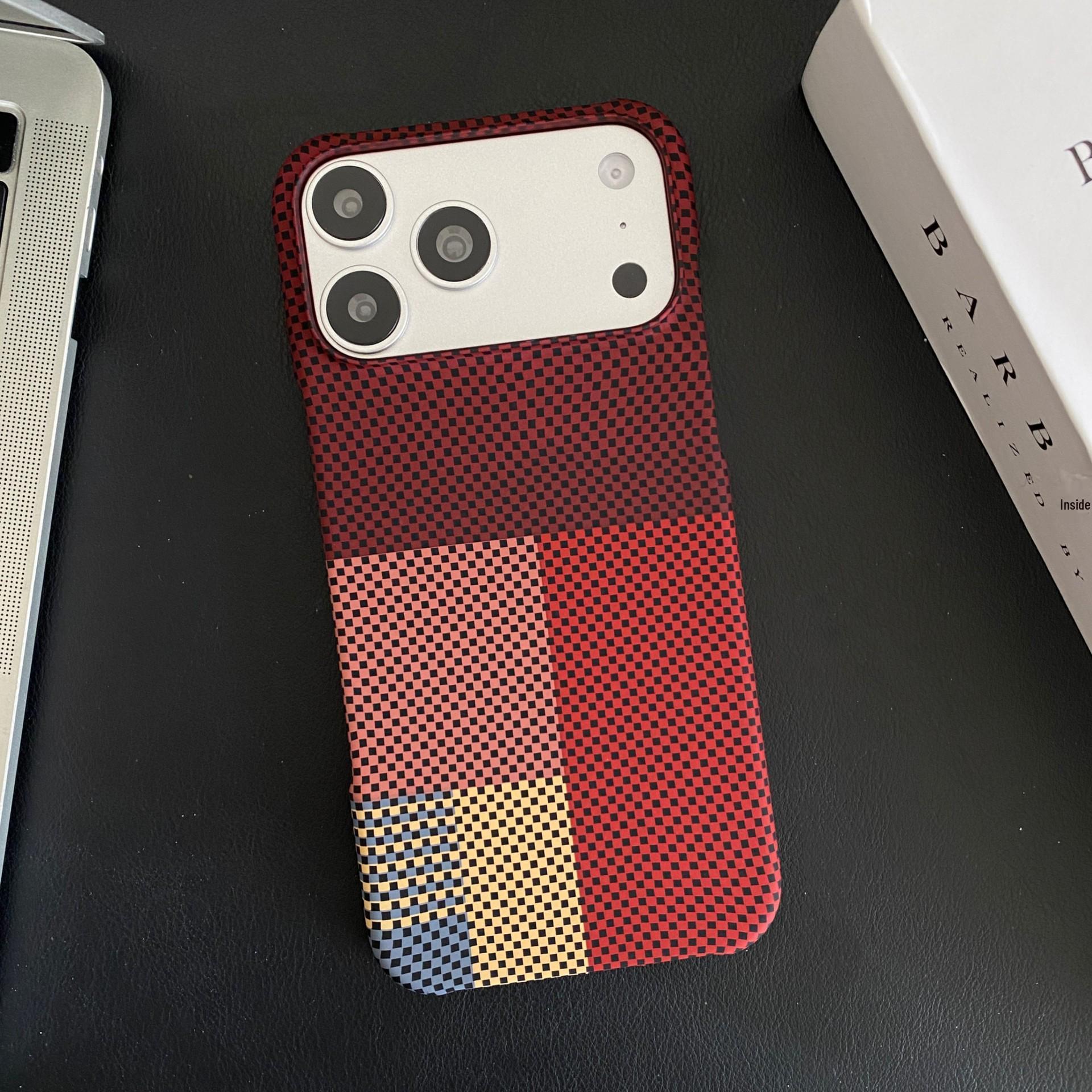 

Kevlar Pattern Magnetic Case for iPhone 17 Pro Max - Apple High-End Feel Case 15 Plus