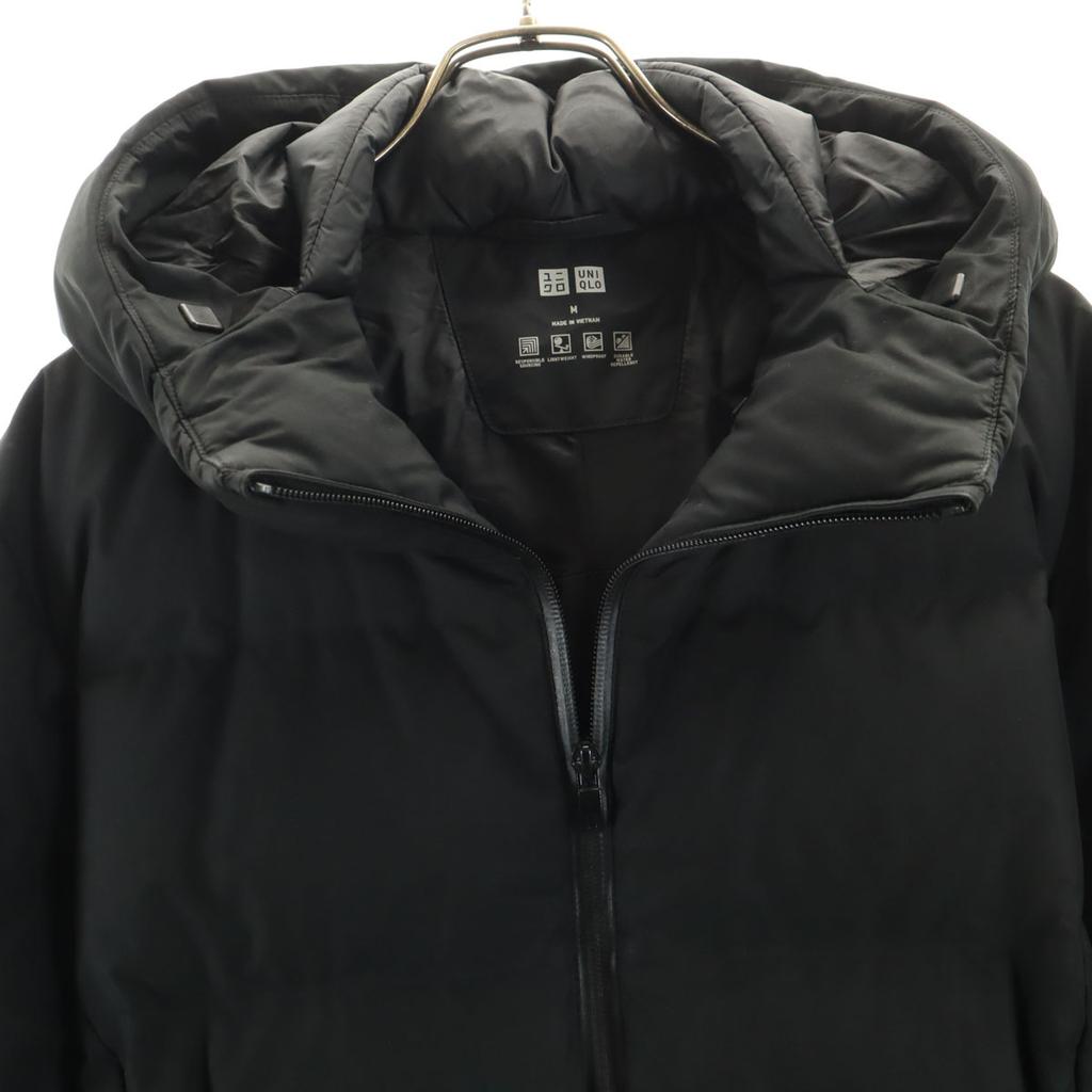 UNIQLO seamless Down jacket M black 3D cut Men's Used