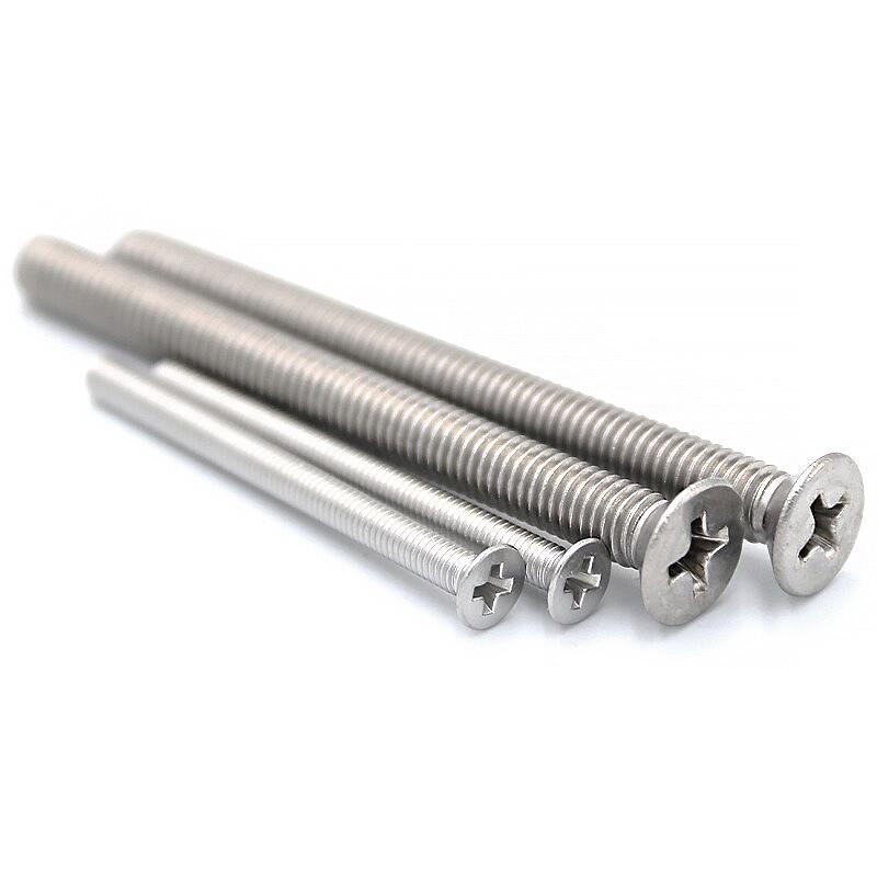 304 Stainless Steel Phillips Flat Head Countersunk Screws