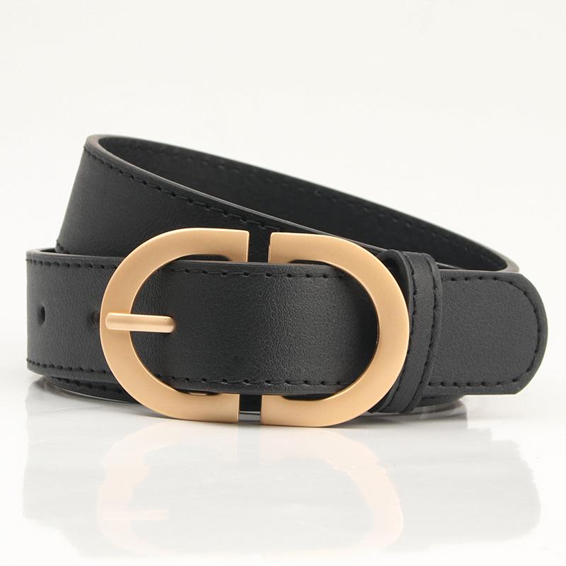 A Matte, High-end, Fashionable Korean-style Pu Belt for Women, Versatile for Outerwear and Jeans, and A Decorative Strap