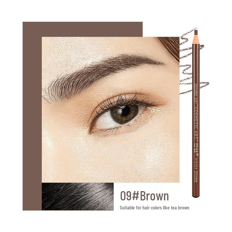 Hengsi 1818 Smudge-Proof, Waterproof Eyebrow Pencil for Natural, Long-Lasting Brows - Ideal for Beginners.