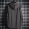 Taglie forti Abbigliamento estivo da uomo Canotte Felpa Top senza maniche Felpa con cappuccio Gilet Allenamento Fitness T-shirt da uomo Allenamento Gilet Hip Hop