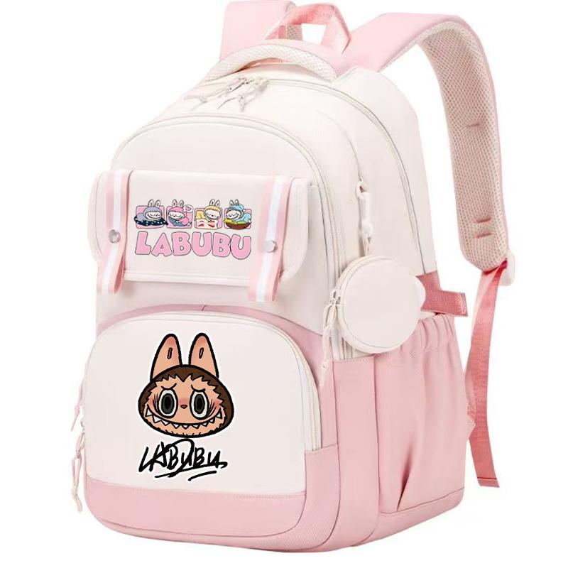 Cute Printed Backpack Teenager Student Shcoolbag Bookbag Knapsack Girl with Coin Purse Casual Bag Men Women Laptop Bag Mochila