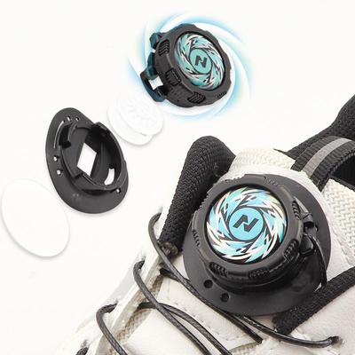Lacci per scarpe senza lacci Lacci per scarpe rotondi spessi Lacci per scarpe automatici Senza lacci Fibbia girevole per adulti e bambini Lacci elastici per scarpe da ginnastica