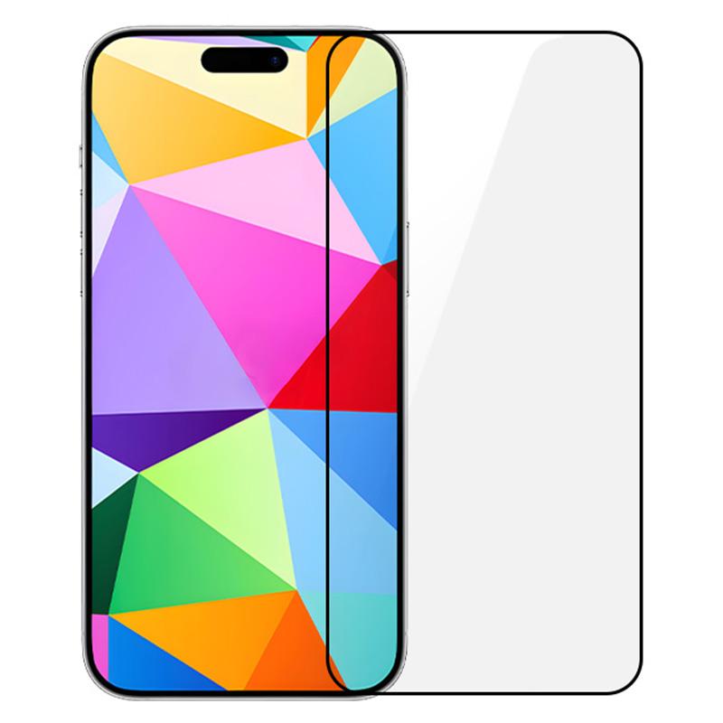 

RURIHAI Для iPhone 16 Plus Захисне скло на весь екран 0,33 мм 2.5D Захист від подряпин Type A