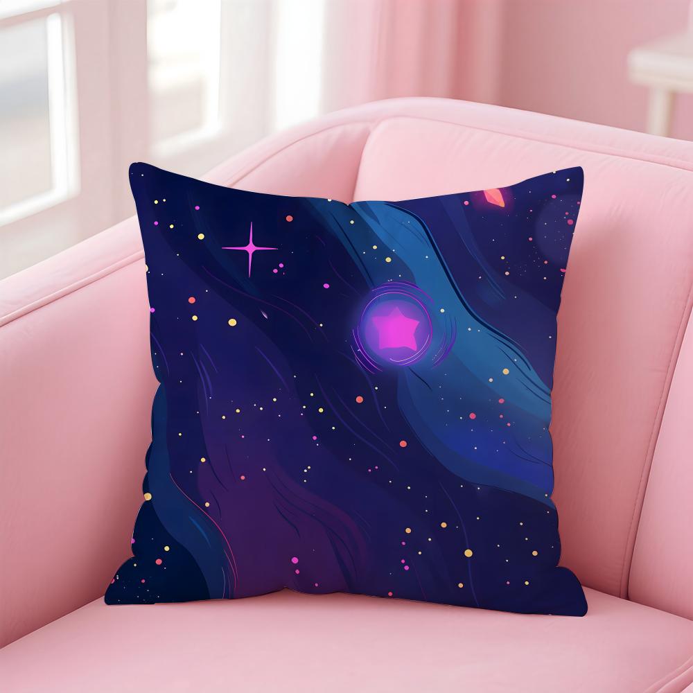 Uuniverse Cushion Cover Linen Pillowcase Cover Soft Decor for Sofa Home Room