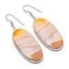 Natural Mookaite Gemstone 925 Sterling Silver Jewelry Earring 2.17" AEE-10718