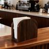 Non-slip Bottom Wooden Tissue Holders Desktop Tissue Box Decoration Napkin Holder  Hotel