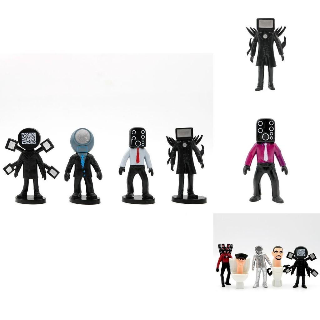 Skibidi Toilet Pvc Collectible Figure Interactive Game Desktop Decoration