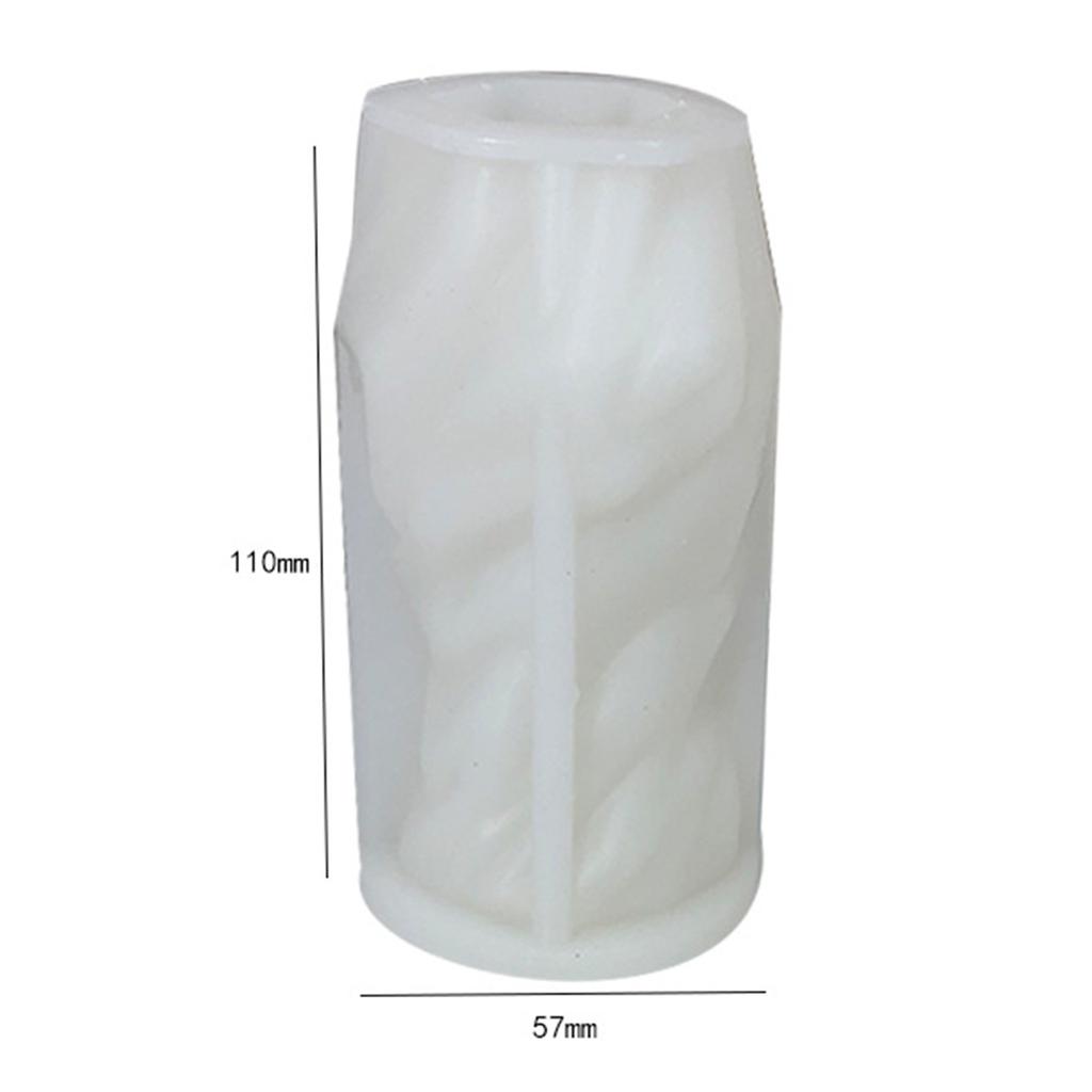 Diamond Shape Pillar Candle Silicone Mould DIY Candles Resin Mold Baking Moulds