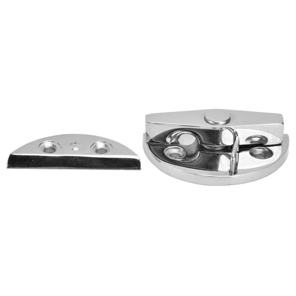 Marine Grade Round Turn Button Catch Cabinet Twist Lock  For Boat Door & External Cabinet