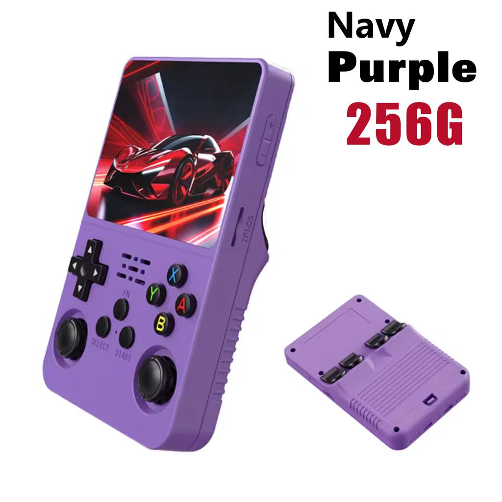 BOYHOM 256G/128G/64G R36S ARKOS 2.0 Retro Handheld Game Console 3.5'' IPS screen,Portable Pocket Game Player for children gift