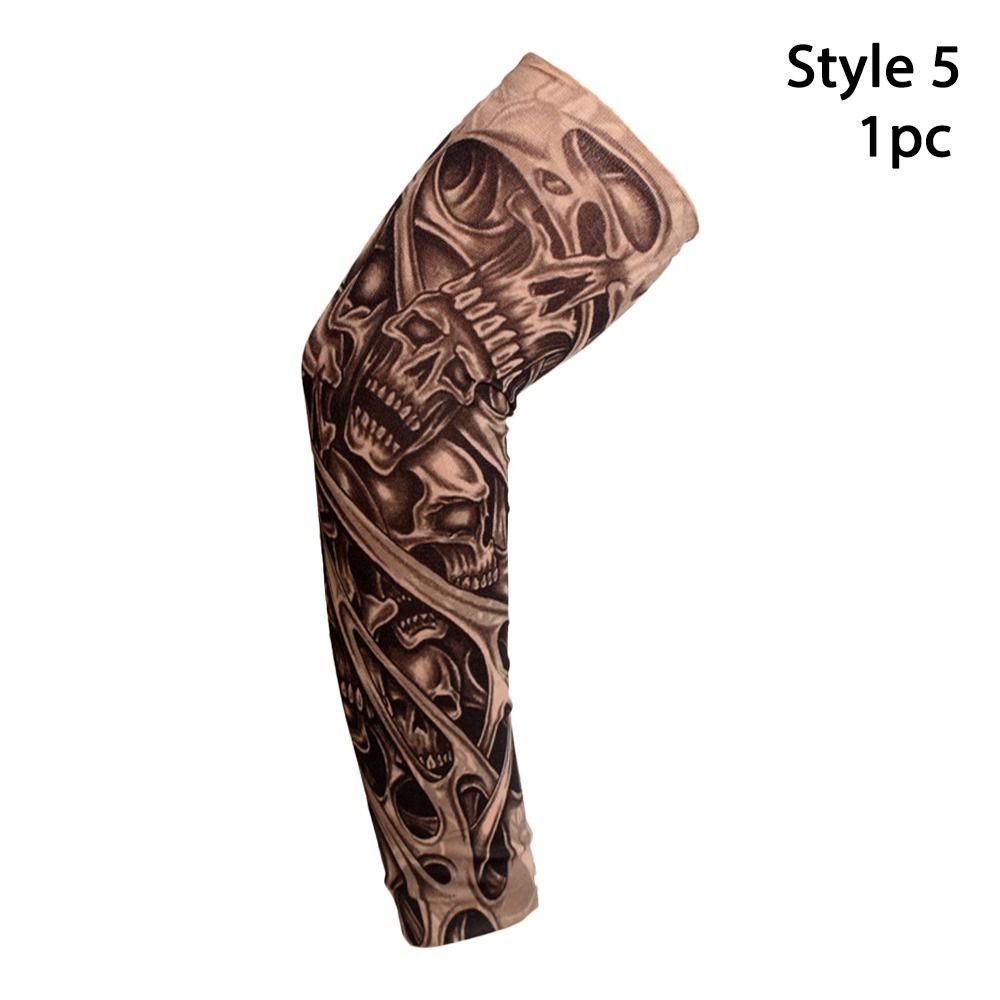 1 ks Květinové návleky na ruce s ochranou proti slunci Letní chladivé tetovací návleky na ruce Nový kryt na ruku