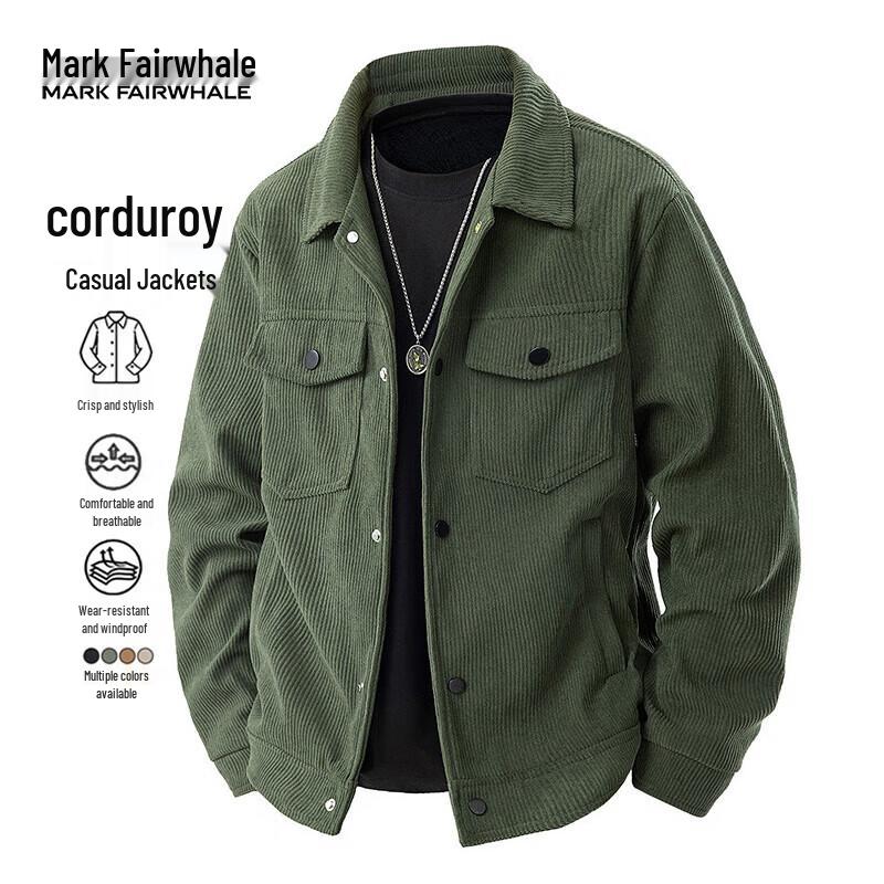 Mark Fairwhale Men's Corduroy Warm Jacket