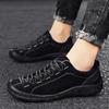 Fashion 2025 Suede Leather Men Mens Hiking Shoes Outdoor Low Ankle Hunting Trekking Sneakers Plus Size 47 Tourism High Quality Shoes