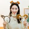 Cute Cartoon Plush Animal Ears Headband - Funny Face-Washing Hair Accessory