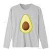 Damen Avocado Kostüm T-Shirt Frucht Halloween Schwarz 2XL vintage Gewaschen Leicht Unisex Lässig Atmungsaktiv Dehnbar streetwear