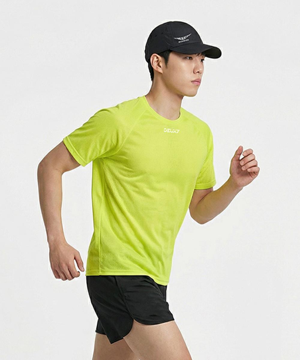Dues Fishing Training Short Sleeve Neon Lime 110
