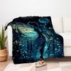 "Mystical Fairy Coloring Book: Unleash Your Creativity"Blanket Flannel Throw Blanket for Sofa, Bed, Travel, Camping, Office, Couch, Chair, A