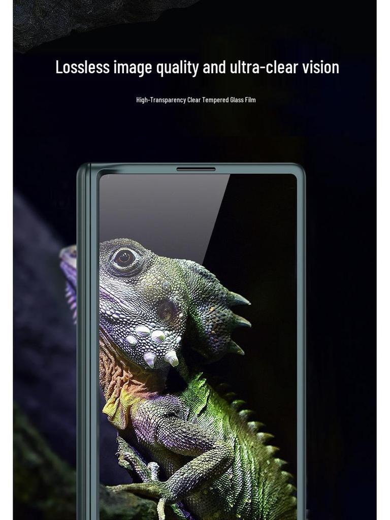 Samsung ZFold6 Magnetisches Scharnier Case: Vollständige Abdeckung, Integrierte Folie & Hartschalen-Halterung