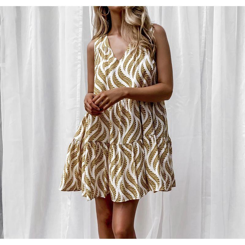 

Dress Amazon Stripes Print Dress Vest Image color 2XL