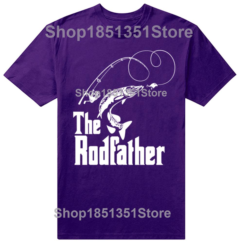 

Funny The Rodfather Fishing Graphic Tshirts Men Womens Fashion Casual Tshirt 100 Cotton Loose Oversized Fisherman T Shirt 4XL