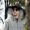 Quick Dry Bucket Hat with Solar Powered Fan USB Charging Sun Hat for Men Outdoor Hiking Camping Fishing Cooling Wear