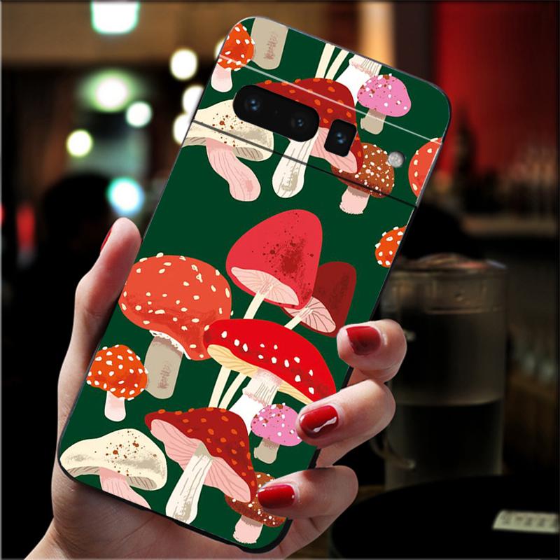 Etui na telefon do Google Pixel 10 9 Pro XL 9A 8 7 6 Pro Pixel 8A 7A 6A Pixel 8 7 6 5 Etui z grzybami