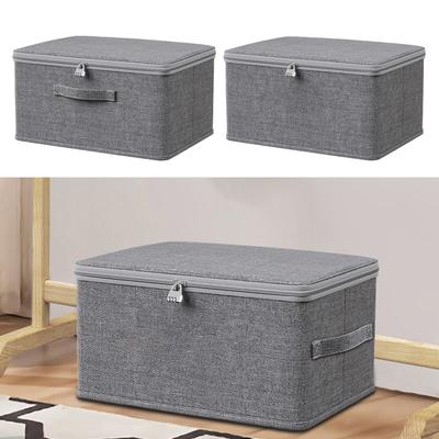 Lockable Box Clothes Organizer With Password Lock Pants Sweater Layered Storage Cabinets Jeans Privacy Storage Organizers