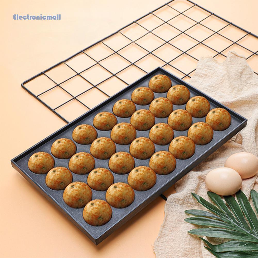 Verly Takoyaki Pan Only Non Stick Teflon 28 holes Thicked Nonstick for Takoyaki Maker Machine Universal