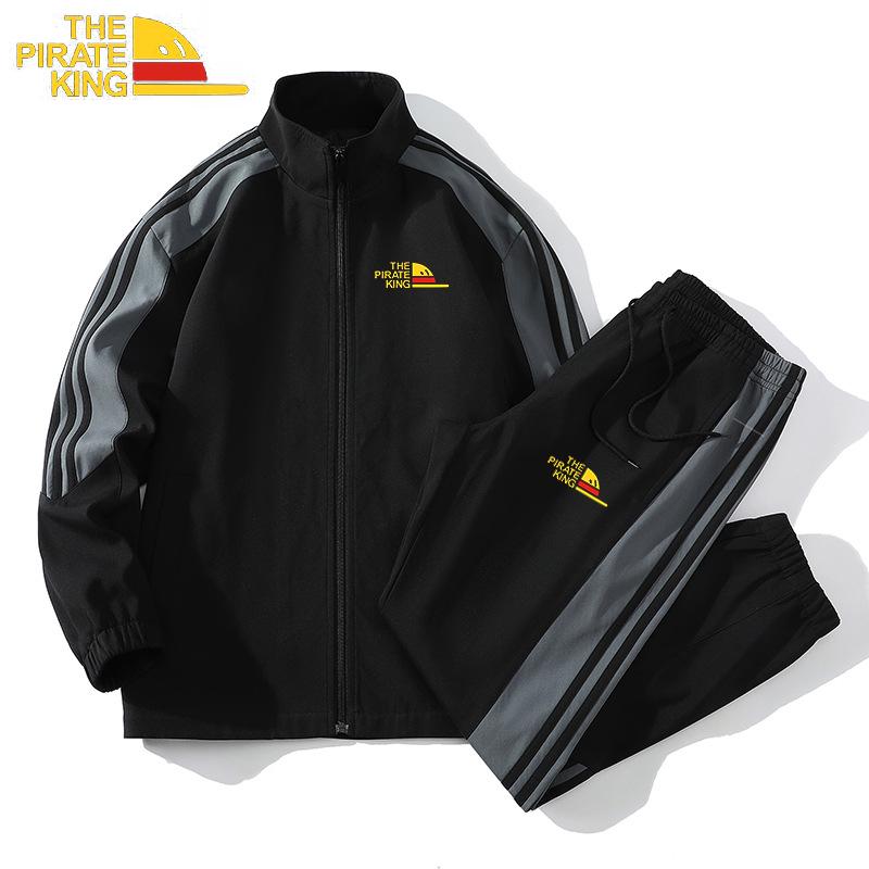 

Men s Spring Autumn New Style Casual Sports Jacket Suit Casual Pants Two-Piece Set Male Tracksuit Hip Hop Streetwear XS