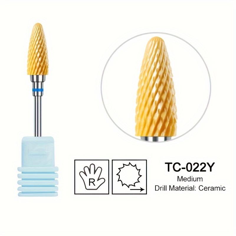 1 Stück Keramik Fräser Flamme Hartmetall Nagelbohrer Rosa Gel Entferner Elektrische Maschine Bohrer Polieren Peelen Nägel Kunstwerkzeuge