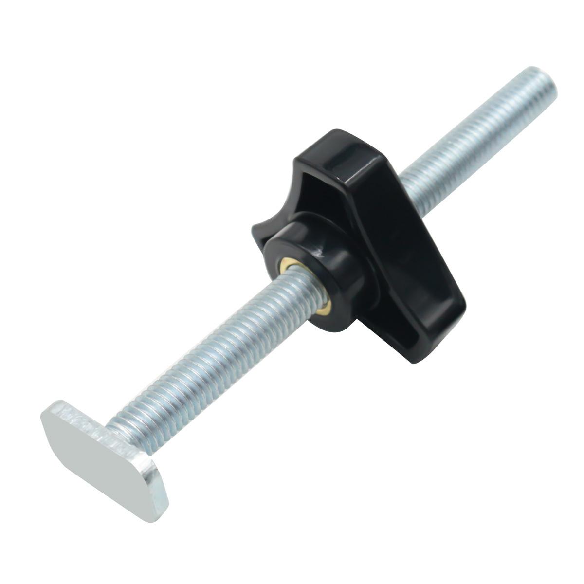 

1Pc Double-Cut Profile T Track and T Bolt Knob, Universal T Track for Woodworking, Miter Track Sliding Nut T-Slider T Slot