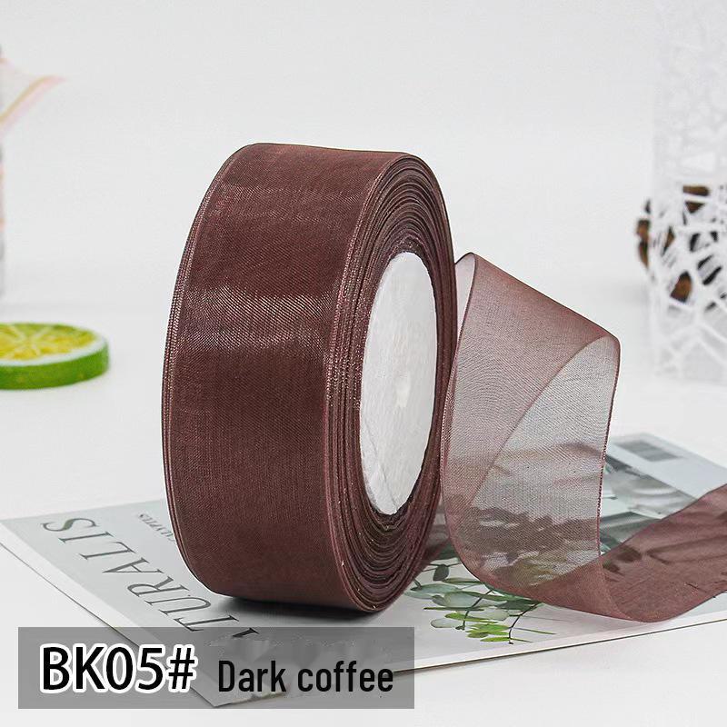 4cm Schneegarn Transparentes Band für DIY Haaraccessoires und Geschenkverpackung