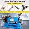 SucceBuy 370W 1.5mm-38mm Electric Wire Stripping Machine Cable Stripper Peeling 11 Channels & 10 Blades Removing Plastic Rubber