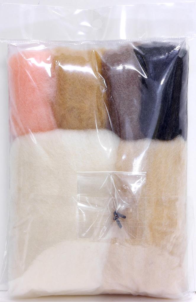 Hamanaka Felt Sachiko Susa Aclaine Dog Brown Tabby Kit, Design, & Cat, Cat, H441-512