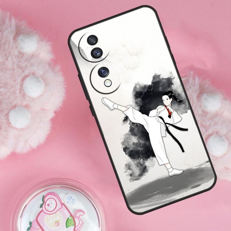 Kung Fu Taekwondo Karate Case For Honor 70 90 50 Lite X9c X8a X8b X9b X9a X8 X9 Honor 200 Lite Magic 5 6 7 Pro Cover
