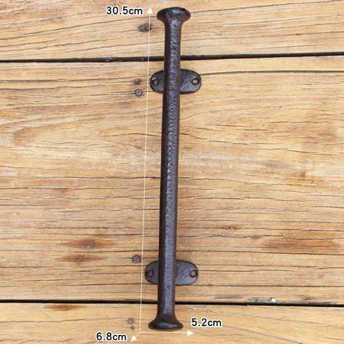 European Retro Atmosphere Garden Courtyard Cast Iron Craft Door Handle Home Wall Decoration Door Handle