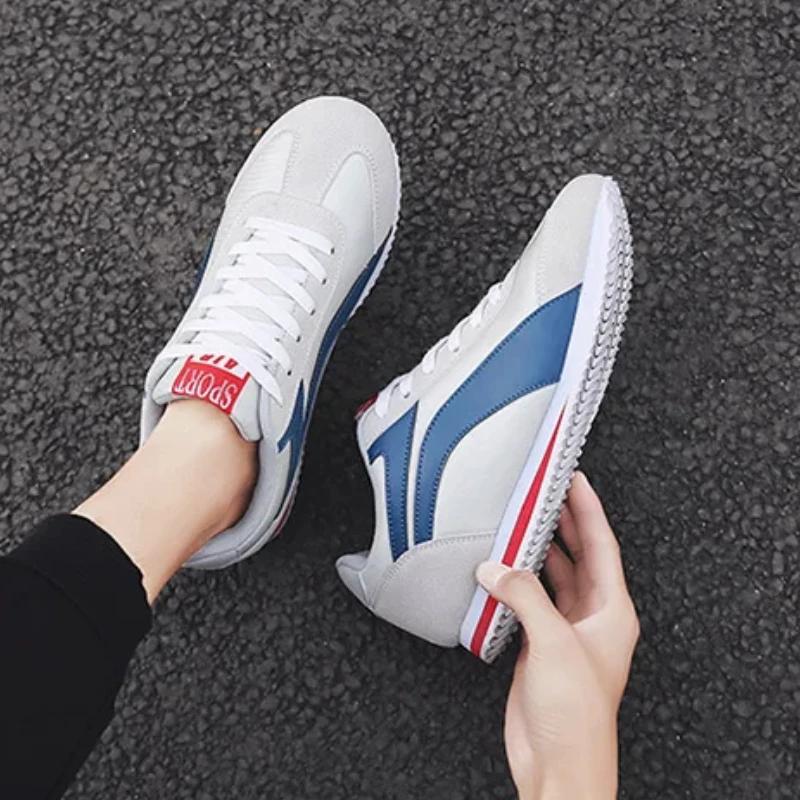 Men Running Fashion Casual Sneakers Breathable Sport Walking Knit Shoes Athletic Gym Lightweight Men Sneakers Casual Shoes