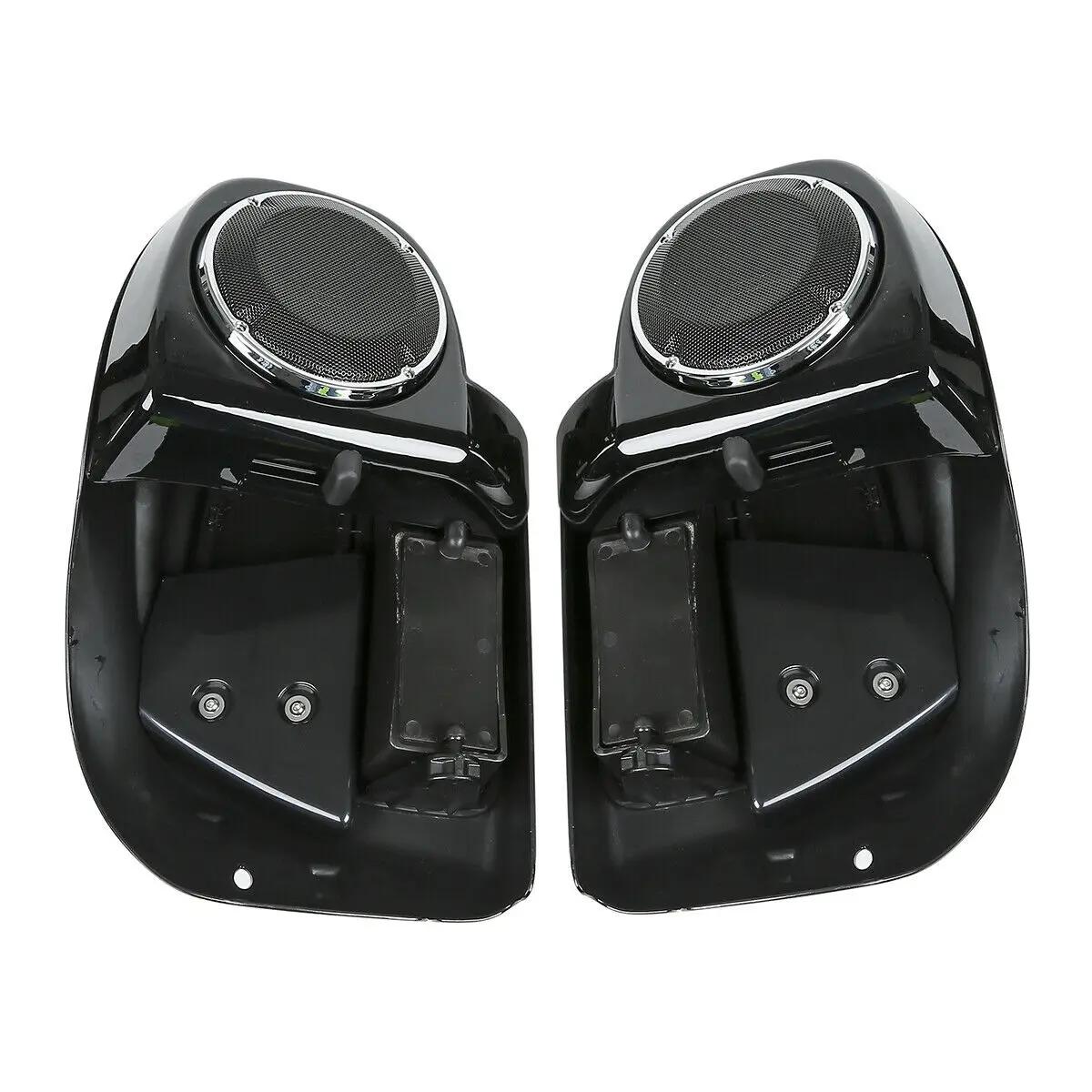 Motorcycle Lower Vented Fairing 6.5 Speaker Grill Turn Signals For Harley Touring Road King Street Glide Road Glide 2014-2024