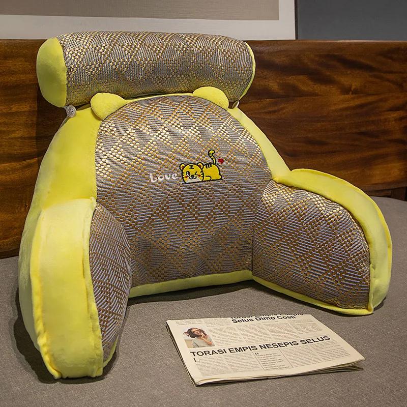 

Summer Bedside Backrest Cushion Pillow - Supportive Waist & Back Support for Dormitory Bed Reading, Sofa Lounging & Office Use See below for size descriptions