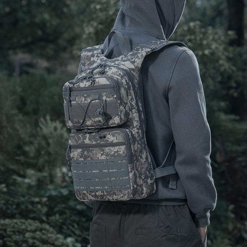 Camouflage Multi-Function Tactical Backpack for Cycling, Camping, Mountaineering, and Travel