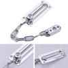 1pc Security Door Chain Home Office Lock Guard Latch Stainless Steel Silver Sliding Fastener For Home Door Lock Hardware