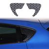 2x PVC Window Decoration Decorative Car Front and Rear Triangle Window Glass Stickers Suitable for SEAT Leon MK2 2008-2012