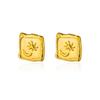 Vintage Stainless Steel Sun Earrings For Women Bohemian Sun Shine Earrings Irregular Fan Shaped Earrings Jewelry Party Gifts