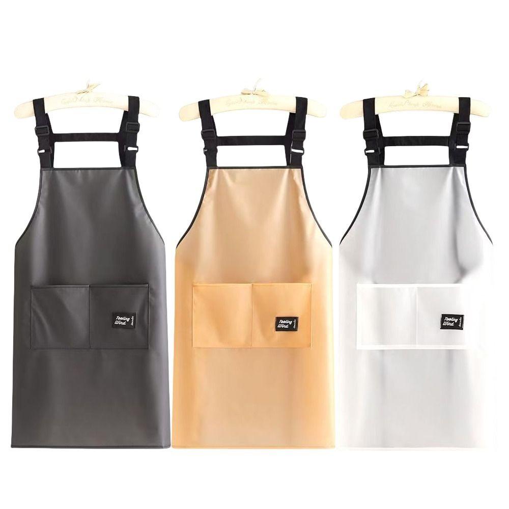 Oil Dirt Resistant Gardening Aprons TPU Working Clothes Portable Coffee Overalls  Kitchen Supplies
